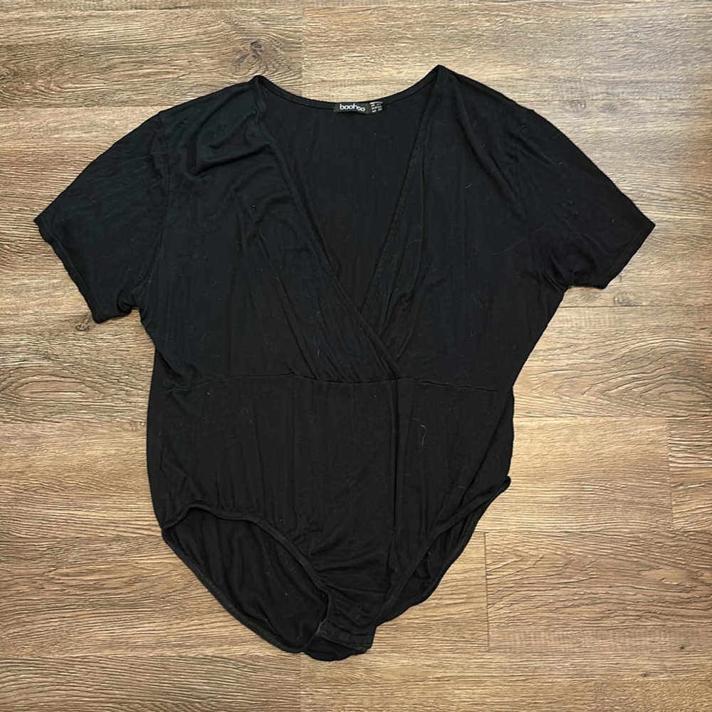 boohoo black bodysuit